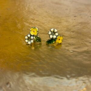 Tropical Flower Earrings